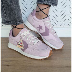 ❤️Converse Omega Trainer Ox Pink Purple Women Shoes 8.5 Suede Sneakers A16172C❤️